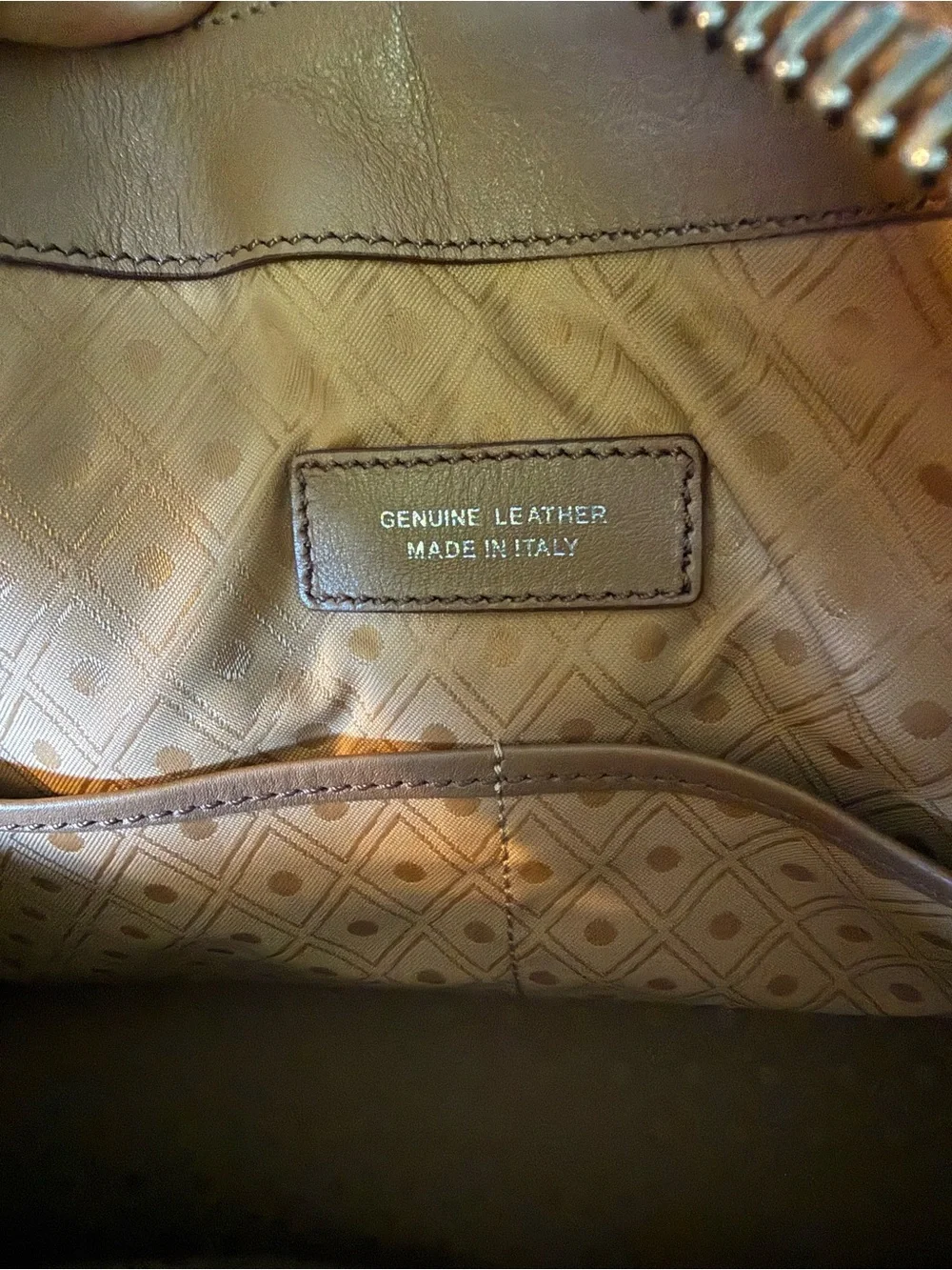 NWT TOD’S Leather D Handbag in camel color (please see all pictures for details)